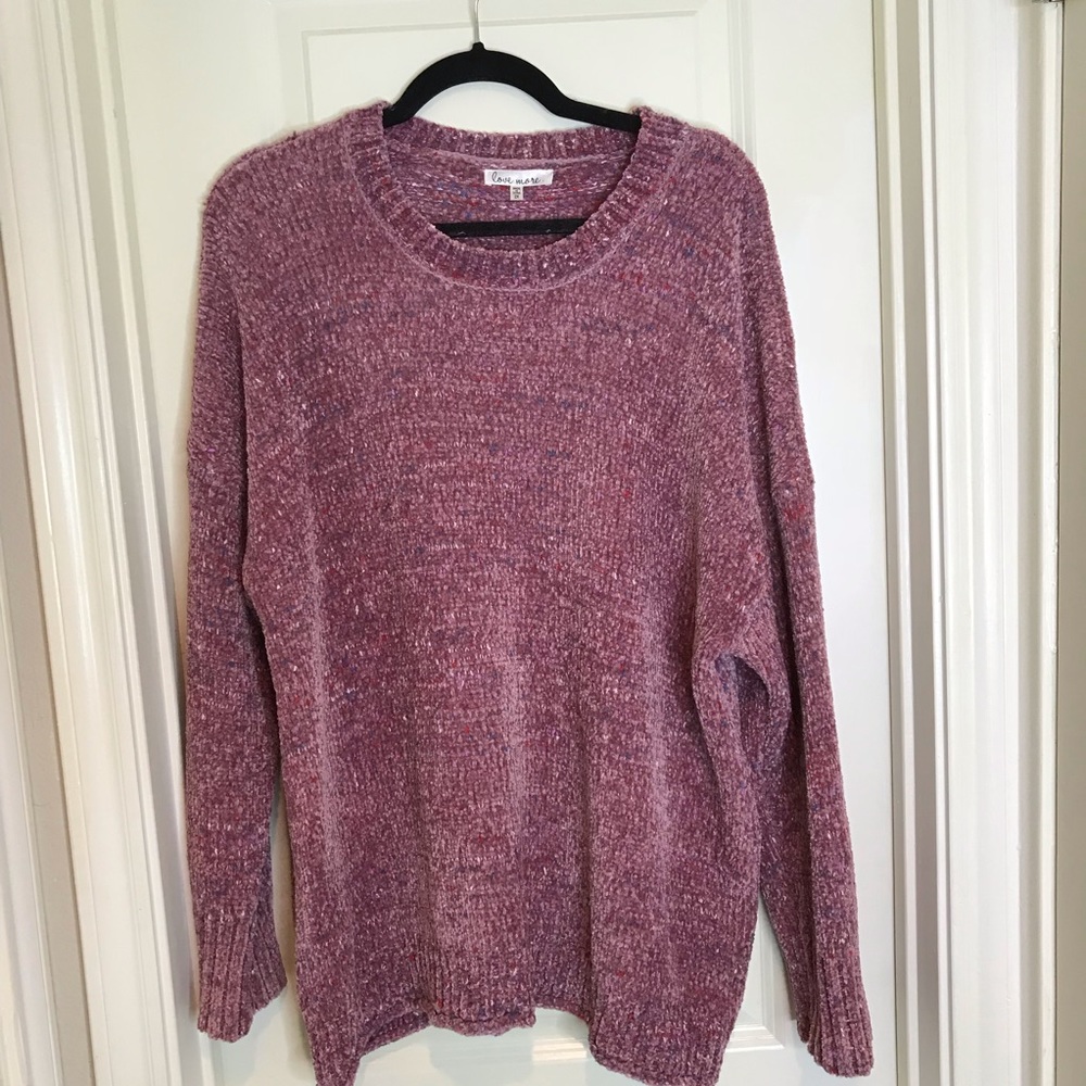 NWOT Love More Super Soft Pink Sweater